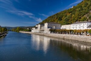 Blick über die Lahn auf Bad Ems