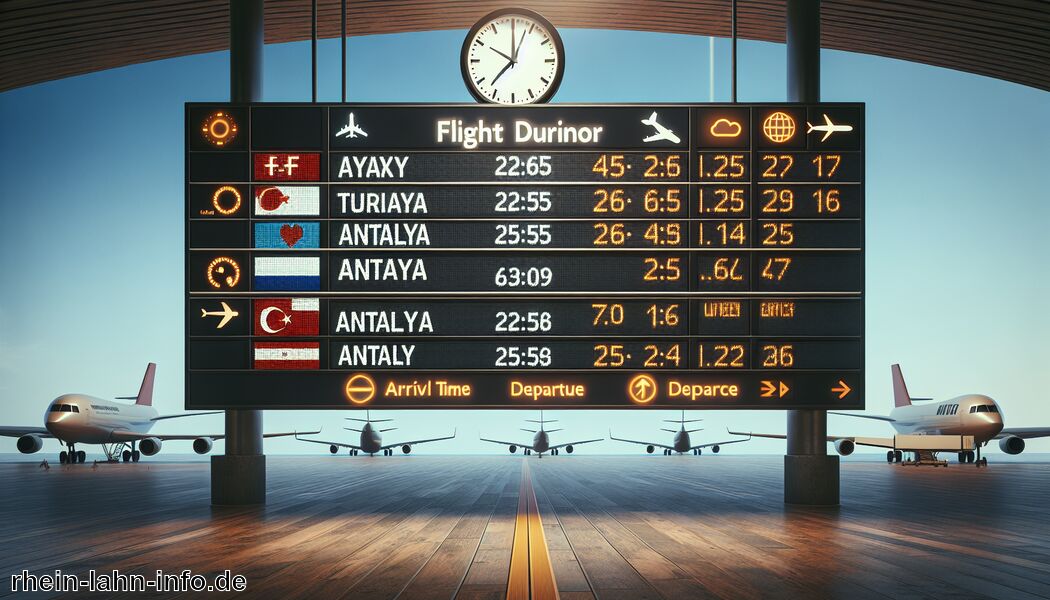 Einfluss von Wind und Wetterbedingungen - Wie lange fliegt man nach Antalya?