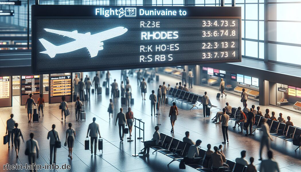 Beeinflusst durch Wetterbedingungen und Flugverkehr - Wie lange fliegt man nach Rhodos?