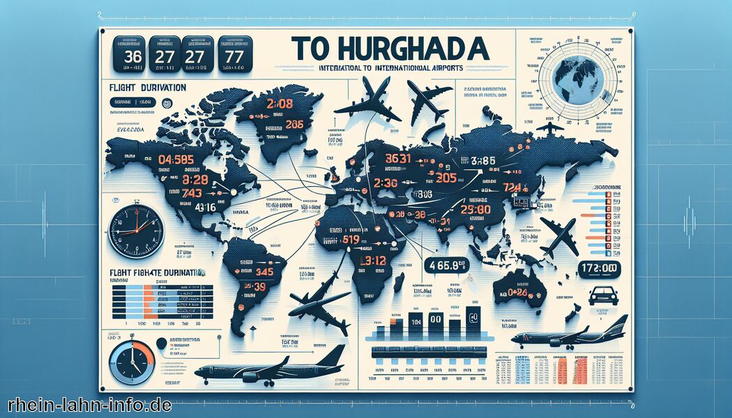 Jahreszeit beeinflusst die Flughäufigkeit - Wie lange fliegt man nach Hurghada?