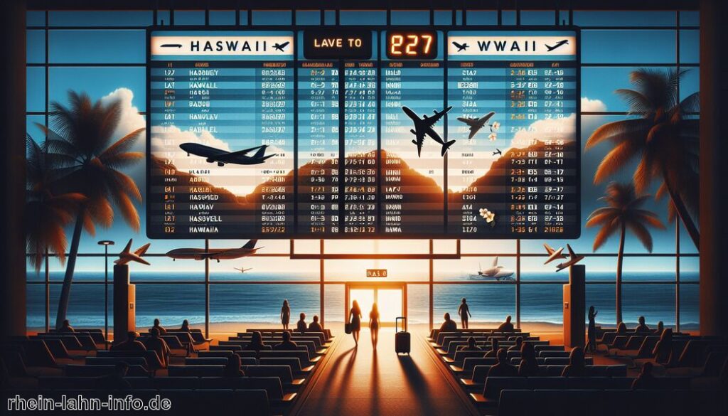 Wie lange fliegt man nach Hawaii?