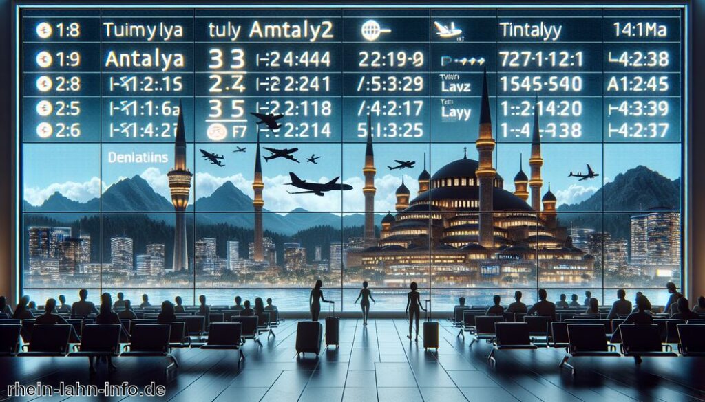 Wie lange fliegt man nach Antalya?