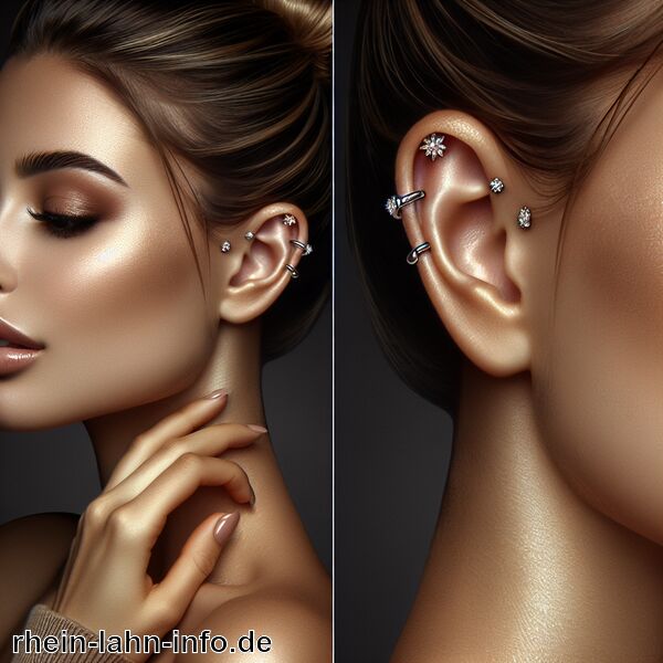 Entdecke das Helix Piercing » Trendiger Silberlook