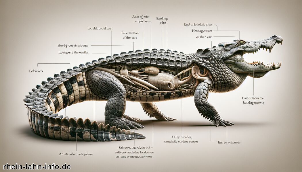 Vergleich mit anderen Reptilienarten - Wo hat das Krokodil die Ohren?