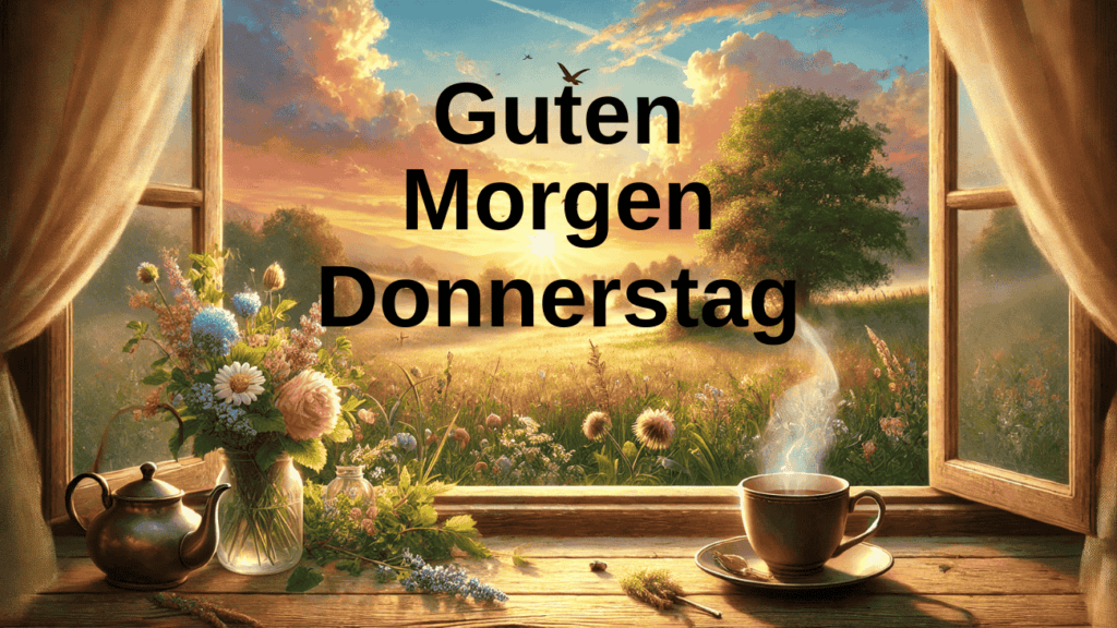 Guten Morgen Donnerstag