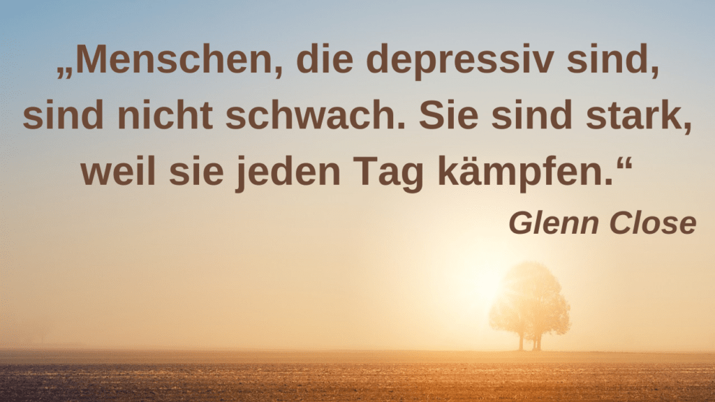 Depressionen Zitate