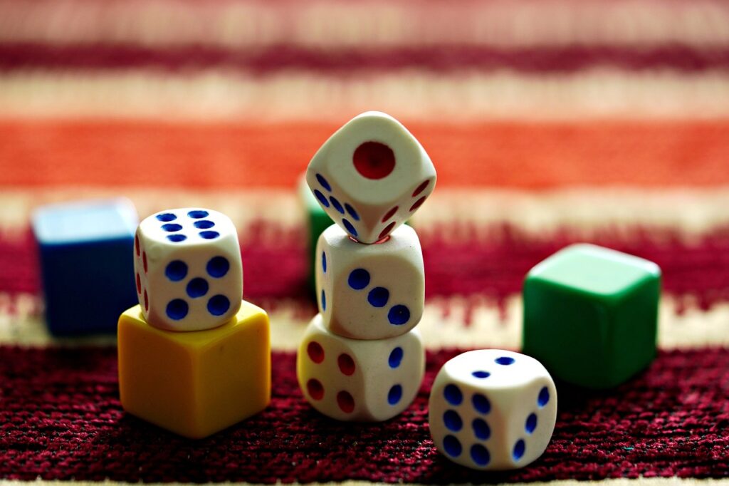 dice, game, board games