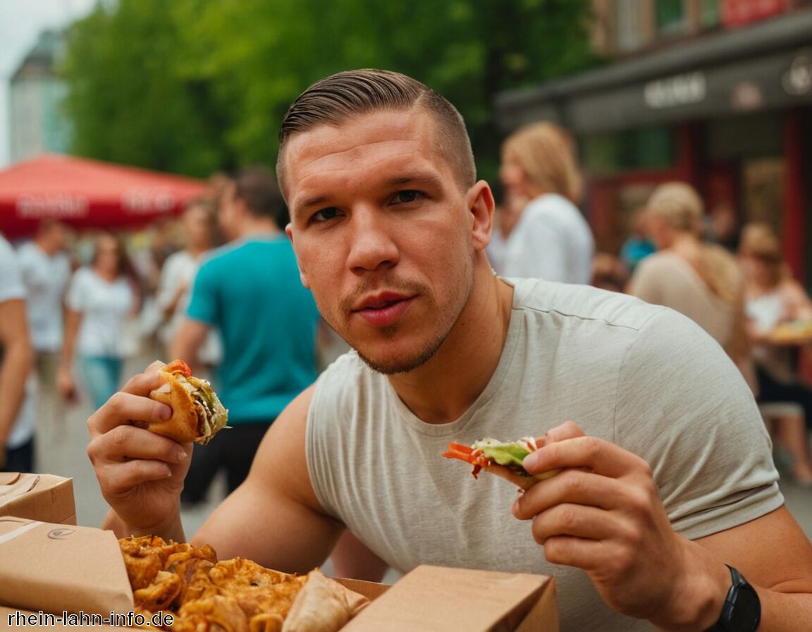 Soziale Aspekte rund um den Döner   - Lukas Podolski » Der Döner König von Berlin