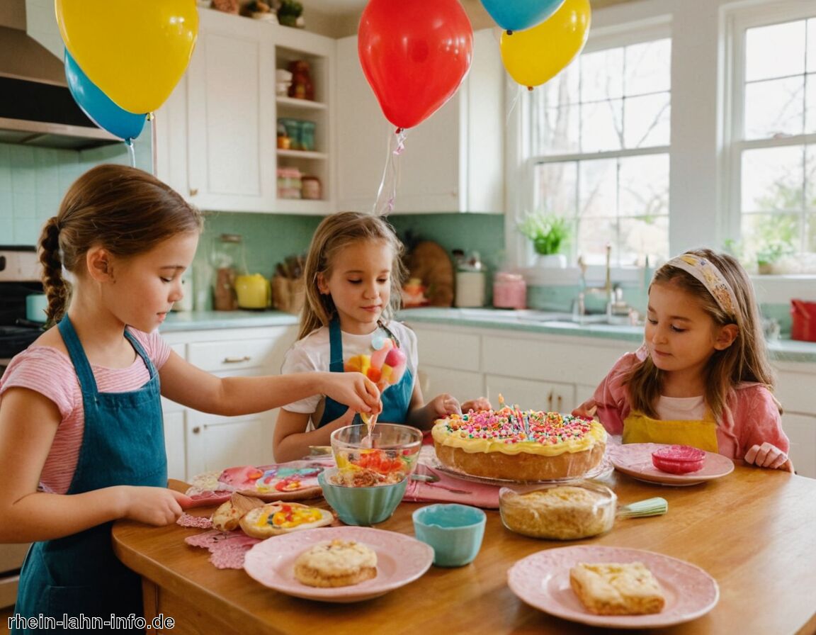 Gemeinsames Kochen oder Backen - Kindergeburtstag bei Regen - Diese Tipps retten den Tag