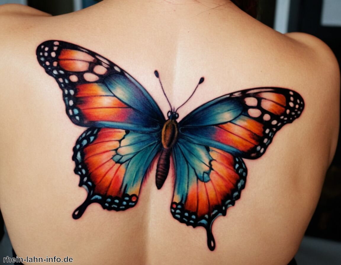 Verbindung zur Seele und Spiritualität   - Schmetterling Tattoo Bedeutung » Was der Schmetterling symbolisiert  